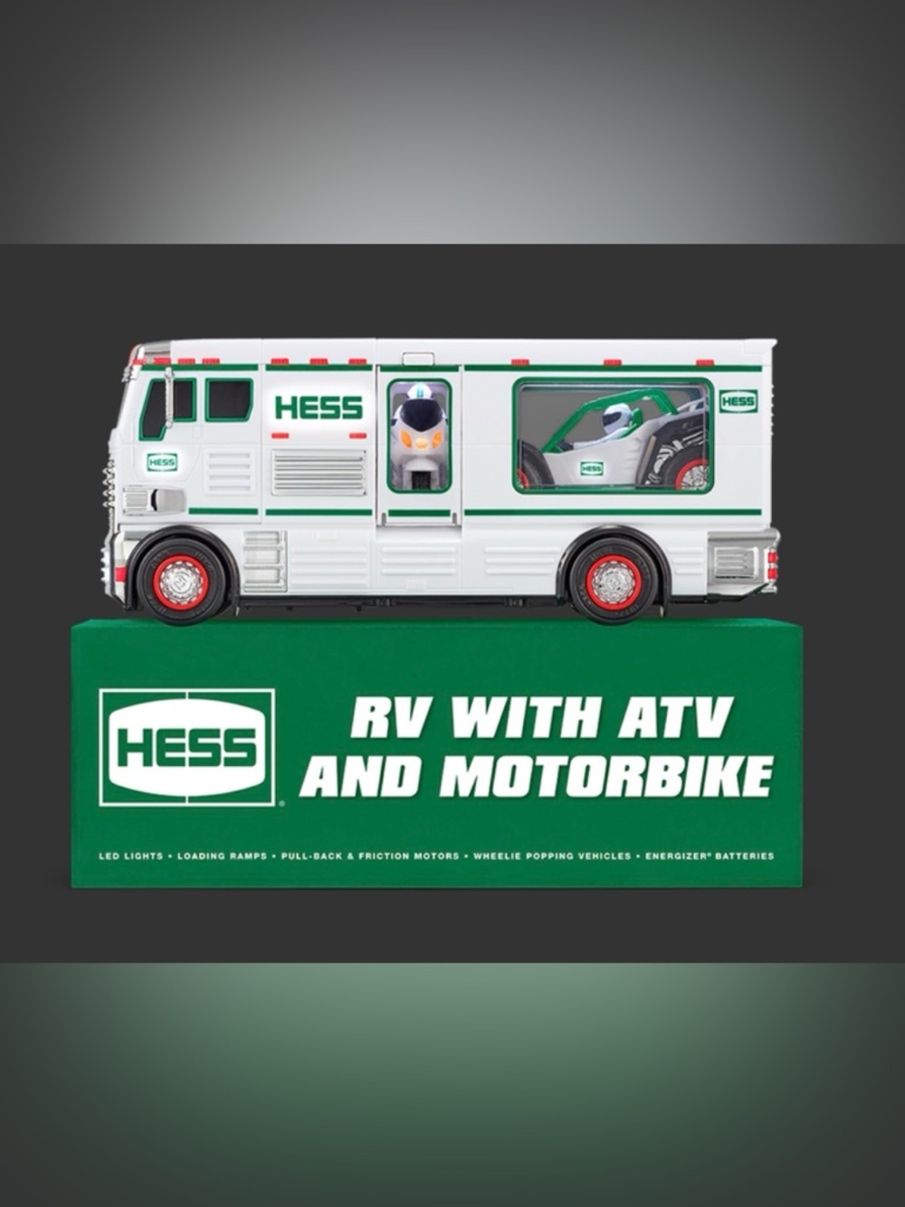 2018 Hess RV with ATV and Motorbike